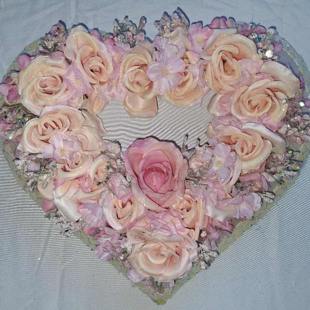 Floral Heart-Shaped Wreath